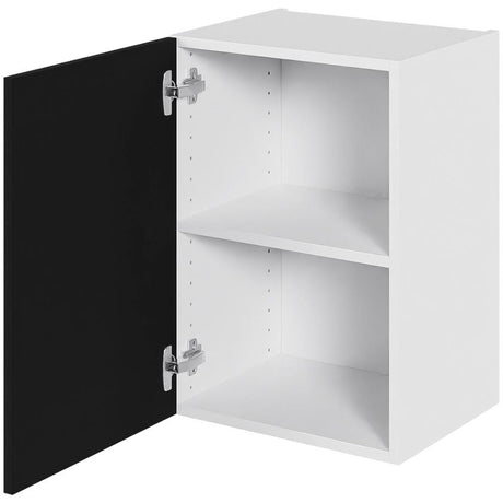 Multi-Living Køkken overskab i Cibo Nero lav H: 57,6 cm D: 34,0 cm - 1 låge inklusiv 1 hylde - Bredde: 40 cm