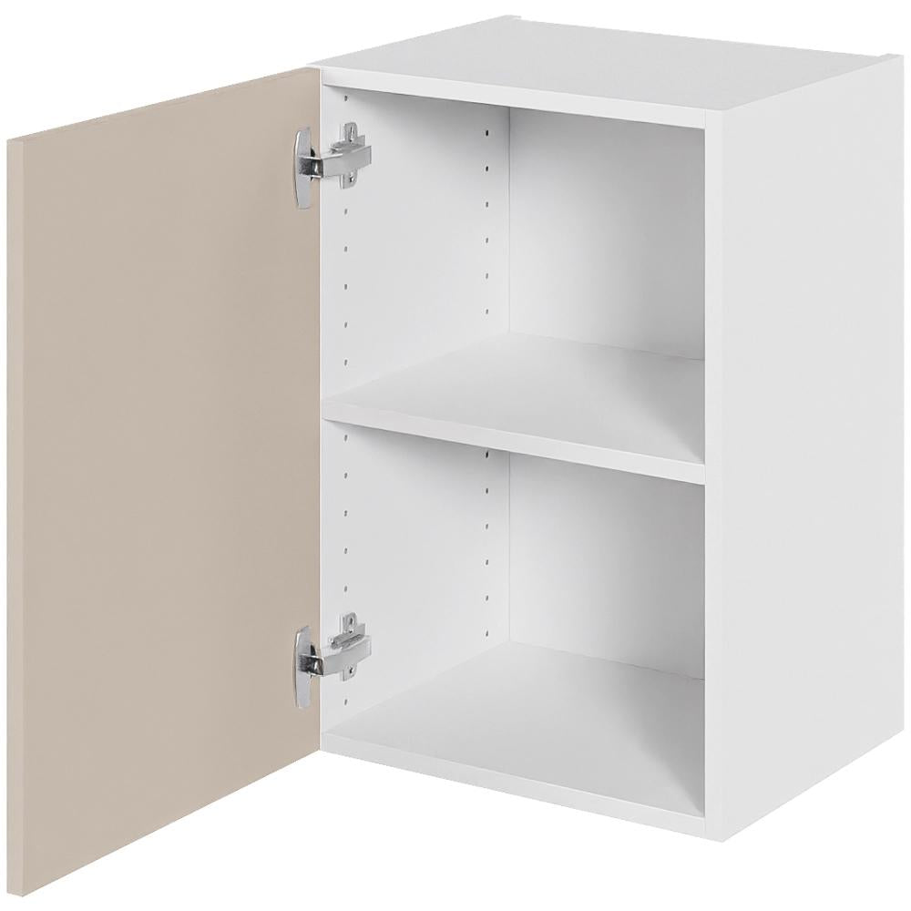 Multi-Living Køkken overskab i Cibo Sabbia 123 lav H: 57,6 cm D: 34,0 cm - 1 låge inklusiv 1 hylde - Bredde: 40 cm