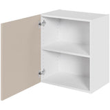 Multi-Living Køkken overskab i Cibo Sabbia 123 lav H: 57,6 cm D: 34,0 cm - 1 låge inklusiv 1 hylde - Bredde: 50 cm