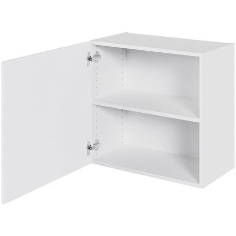 Multi-Living Køkken overskab i Hvid Front lav H: 57,6 cm D: 34,0 cm med 1 låge og 1 hylde - Bredde: 60 cm / Højde 56,7 cm