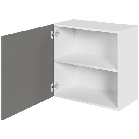 Multi-Living Køkken overskab i Cibo Grigio lav H: 57,6 cm D: 34,0 cm - 1 låge inklusiv 1 hylde - Bredde: 60 cm