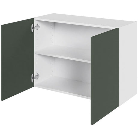 Multi-Living Køkken hyldeskab i Cibo Verde 120 H: 57,6 cm D: 32,0 cm B: 80 cm - med hylde og 2 låger
