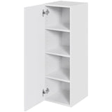 Multi-Living Køkken hyldeskab i Hvid Front H: 89,6 cm D: 34,0 cm - Inklusiv 3 hylder i Bredde: 30 cm