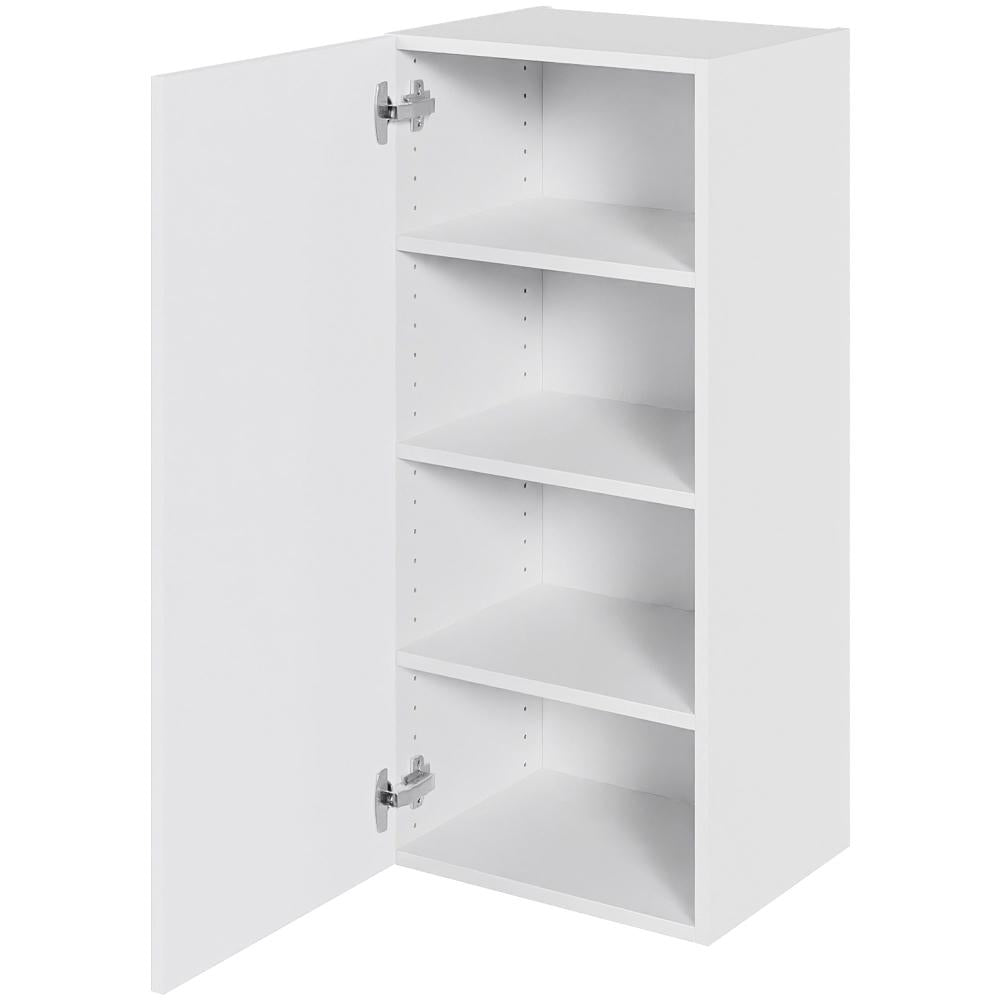 Multi-Living Køkken hyldeskab i Hvid Front H: 89,6 cm D: 34,0 cm - Inklusiv 3 hylder i Bredde: 40 cm