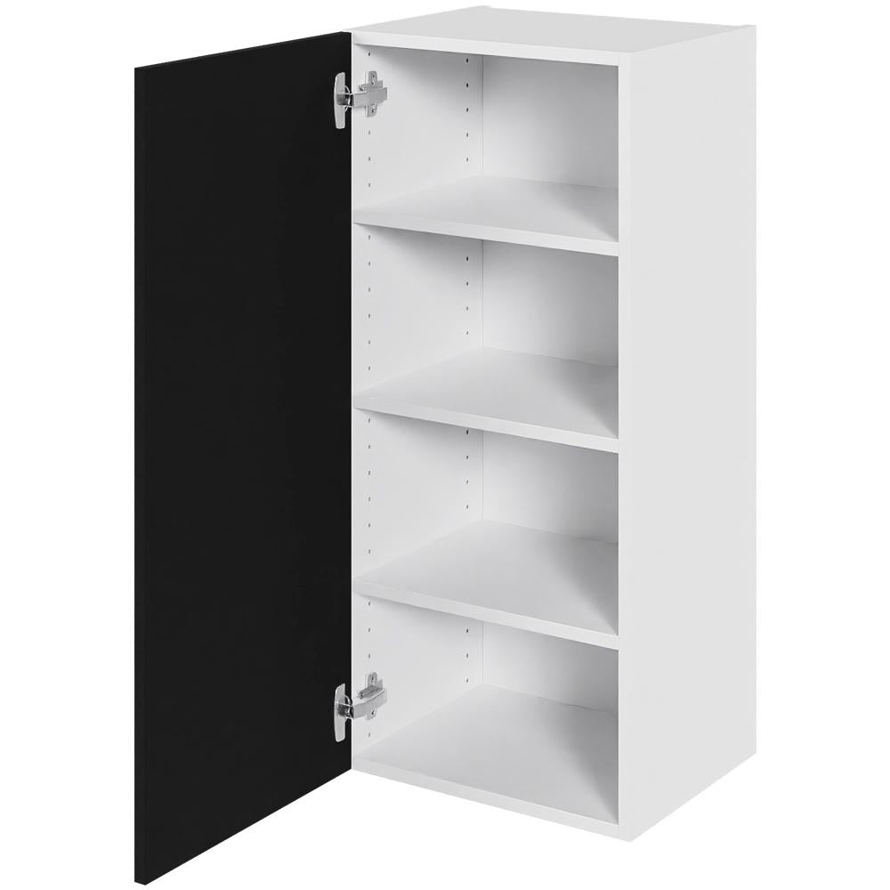 Multi-Living Køkken hyldeskab i Cibo Nero H: 89,6 cm D: 34,0 cm - Inklusiv 3 hylder - Bredde: 40 cm