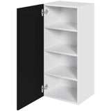 Multi-Living Køkken hyldeskab i Cibo Nero H: 89,6 cm D: 34,0 cm - Inklusiv 3 hylder - Bredde: 40 cm