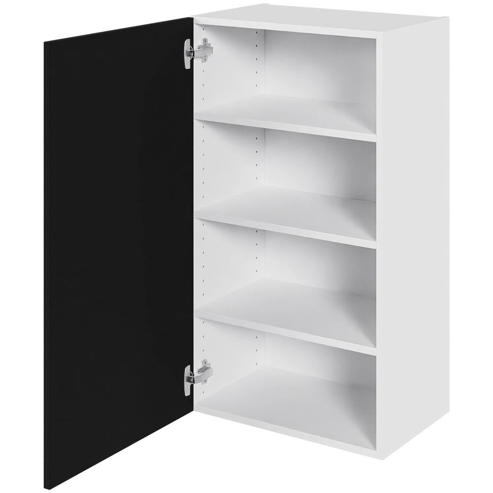 Multi-Living Køkken hyldeskab i Cibo Nero H: 89,6 cm D: 34,0 cm - Inklusiv 3 hylder - Bredde: 50 cm