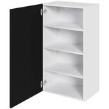 Multi-Living Køkken hyldeskab i Cibo Nero H: 89,6 cm D: 34,0 cm - Inklusiv 3 hylder - Bredde: 50 cm