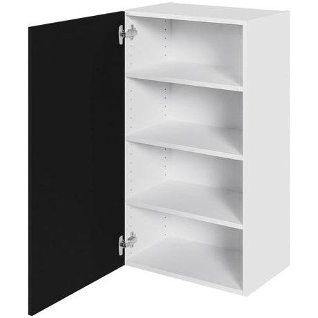 Multi-Living Køkken hyldeskab i Cibo Nero H: 89,6 cm D: 34,0 cm - Inklusiv 3 hylder - Bredde: 50 cm