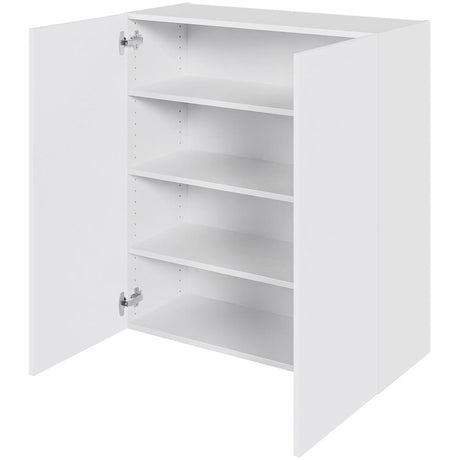 Multi-Living Køkken hyldeskab i Hvid Front H: 89,6 cm D: 34,0 cm - Inklusiv 3 hylder i Bredde: 80 cm