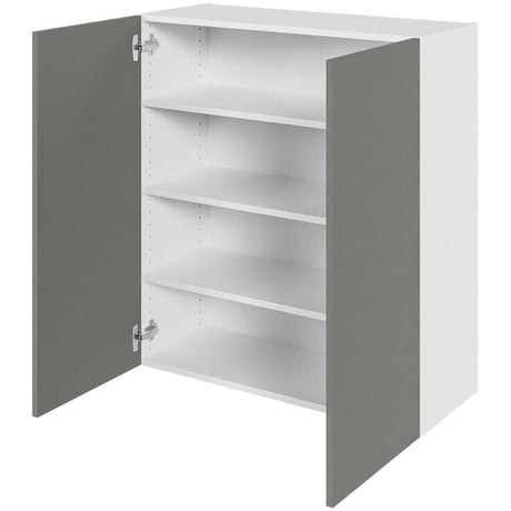 Multi-Living Køkken hyldeskab i Cibo Grigio H: 89,6 cm D: 34,0 cm - Inklusiv 3 hylder - Bredde: 80 cm
