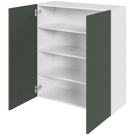 Multi-Living Køkken hyldeskab i Cibo Verde 120 H: 89,6 cm D: 32,0 cm B: 80 cm - med 3 hylder og 2 låger