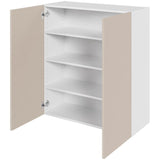 Multi-Living Køkken hyldeskab i Cibo Sabbia 123 H: 89,6 cm D: 34,0 cm - Inklusiv 3 hylder - Bredde: 80 cm