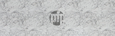 63009 Marmor Carrara / grå kerne kompaktlaminat bordplade på mål