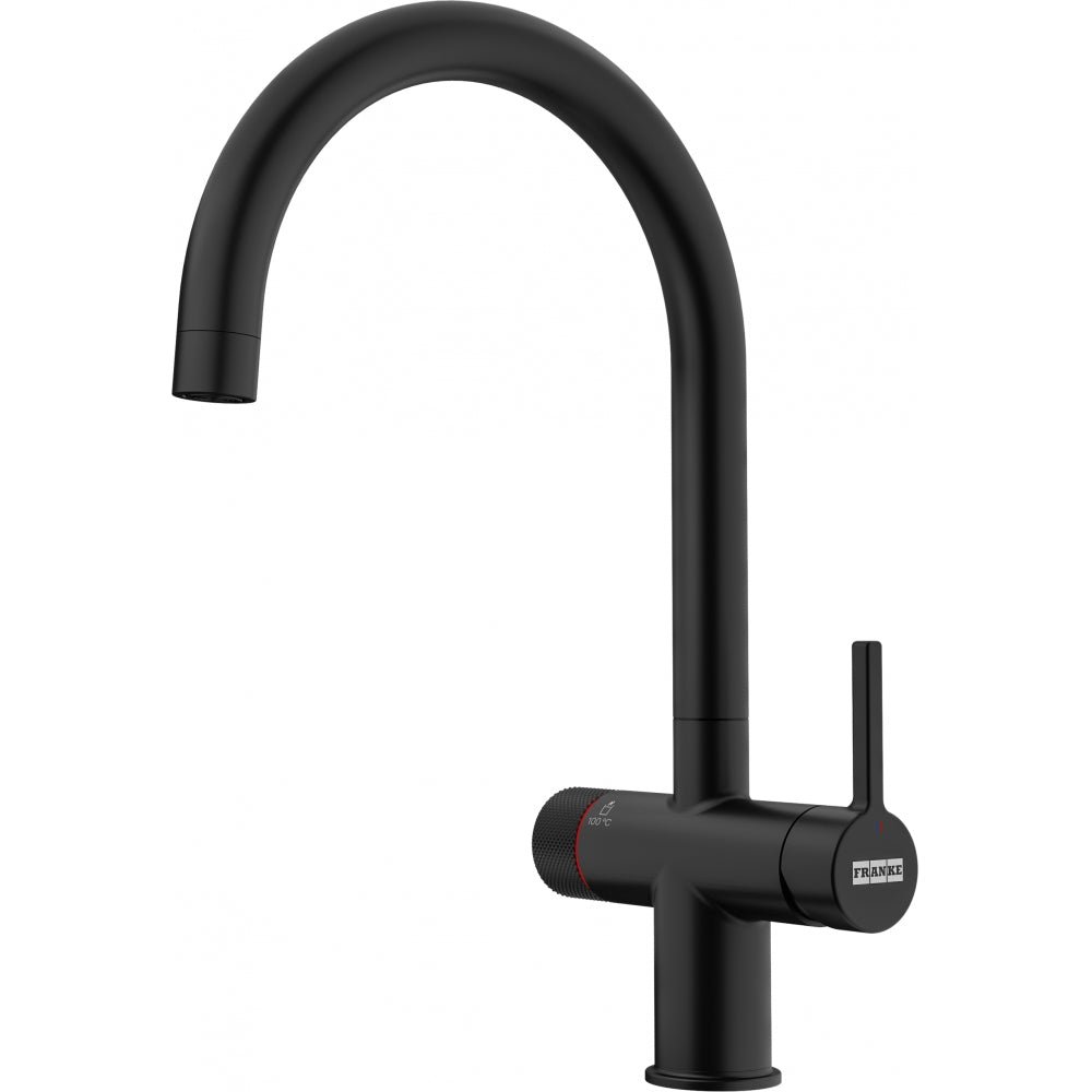 Set Maris Water Hub Boiling Mech J-MB 4L - Matt Black armatur med kogende vand