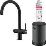 Set Maris Water Hub Boiling Mech J-MB 4L - Matt Black armatur med kogende vand