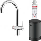 Krom armatur med kogende vand - Set Maris WaterHub Boiling Mech J-CHR 4L
