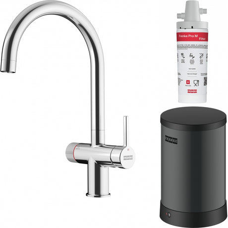 Krom armatur med kogende vand - Set Maris WaterHub Boiling Mech J-CHR 4L