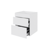 Multi-Living Køkken vaskeskab i Hvid Front H: 70,4 cm D: 60,0 cm - Fuldudtræk og softluk - Bredde: 60 cm