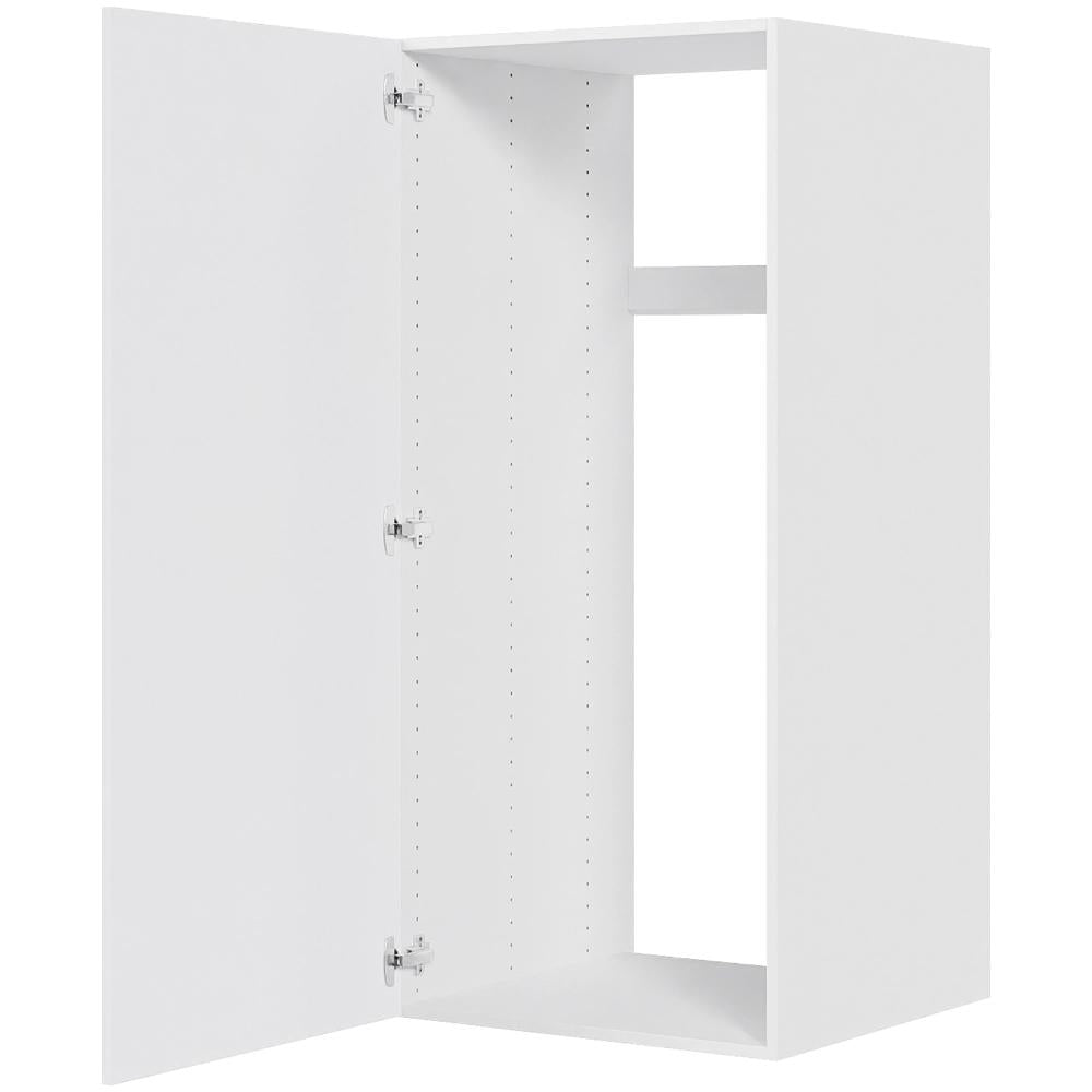 Multi-Living Køkken indbygningsskab i Hvid Front til køl H: 131,2 cm D: 60,0 cm med 1 låge inklusiv 1 hylde - Bredde: 60 cm