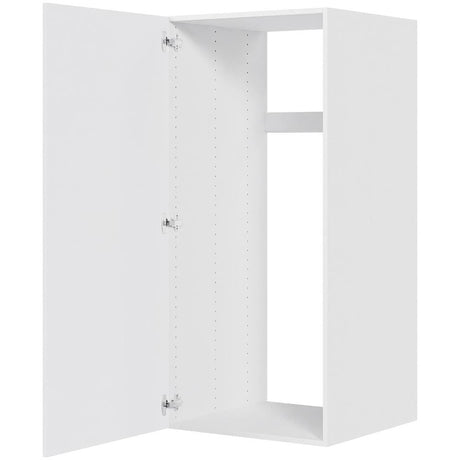 Multi-Living Køkken indbygningsskab i Hvid Front til køl H: 131,2 cm D: 60,0 cm med 1 låge inklusiv 1 hylde - Bredde: 60 cm