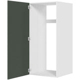 Multi-Living Køkken indbygningsskab til køl i Cibo Verde 120 H: 130,8 cm D: 60,0 cm B: 60 cm - med hylde og låge
