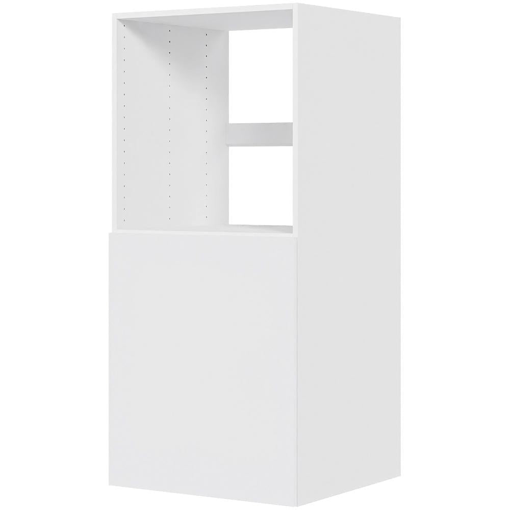 Multi-Living Køkken indbygningsskab i Hvid Front til ovn H: 131,2 cm D: 60,0 cm med 1 låge hylde - Bredde: 60 cm