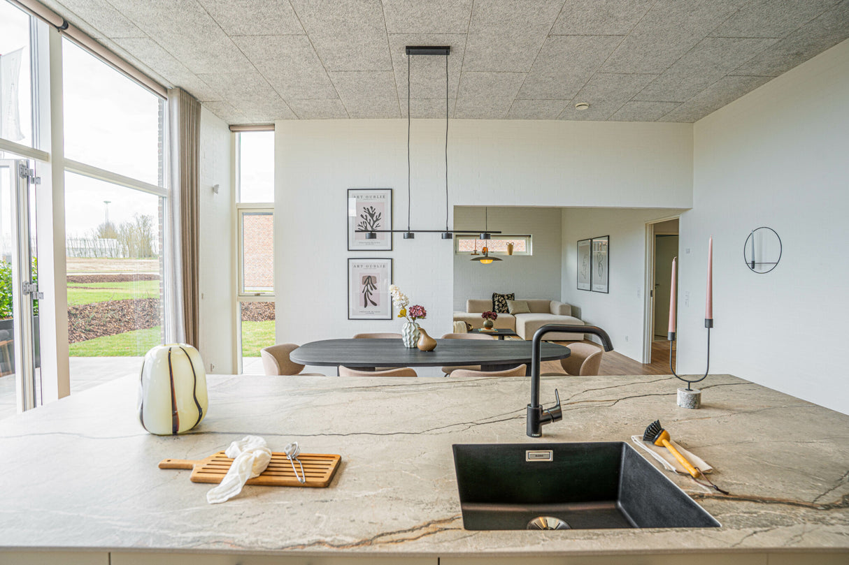 Horn Keramik Marazzi bordplade på mål Silver Root - Satin / KMSRXX