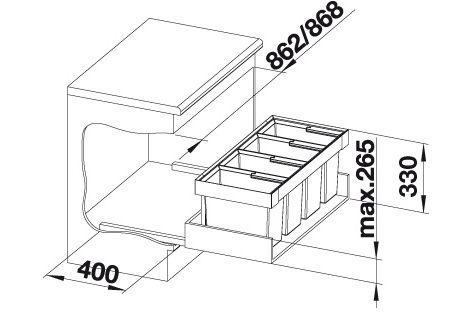BLANCO FLEXON II 90/4 Low