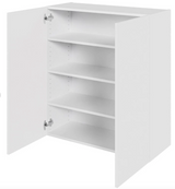 Multi-Living Køkken hyldeskab i Malet Hvid Front H: 89,6 cm D: 34,0 cm - Inklusiv 3 hylder - Bredde: 80 cm