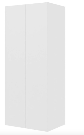 Multi-Living Køkken højskab i Malet Hvid Front tomt H: 195,2 cm D: 60,0 cm - 1 låge - Bredde: 80 cm