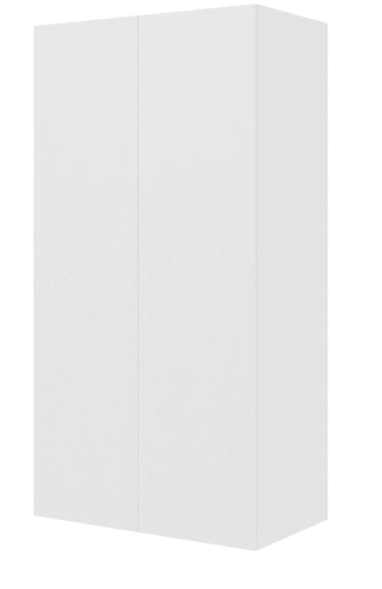Multi-Living Køkken højskab i Malet Hvid Front tomt H: 195,2 cm D: 60,0 cm - 2 låger - Bredde: 100 cm