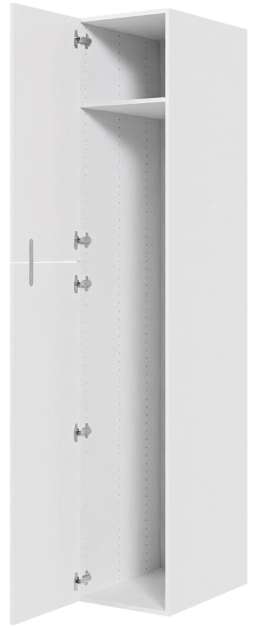 Multi-Living Køkken ekstra højt tomt skab i Malet Hvid Front H: 214,4 cm D: 60,0 cm - 2-delt låge - Bredde: 40 cm