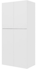 Multi-Living Køkken ekstra højt tomt skab i Malet Hvid Front H: 214,4 cm D: 60,0 cm - 2-delt låge - Bredde: 100 cm