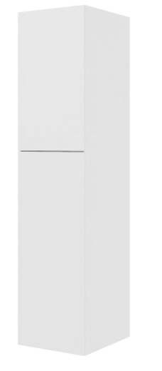 Multi-Living Køkken ekstra højt kosteskab i Malet Hvid Front H: 214,4 cm D: 60,0 cm - Inklusiv 1 hylde, 1 trådreol, 1 slangeholder - Bredde: 50 cm