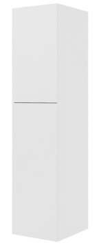 Multi-Living Køkken ekstra højt kosteskab i Malet Hvid Front H: 214,4 cm D: 60,0 cm - Inklusiv 1 hylde, 1 trådreol, 1 slangeholder - Bredde: 50 cm