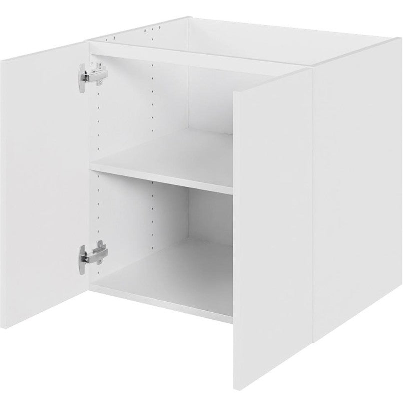 Multi-Living Bad hyldeskab 60 cm med hylde og 2 låger i Hvid malet front 04