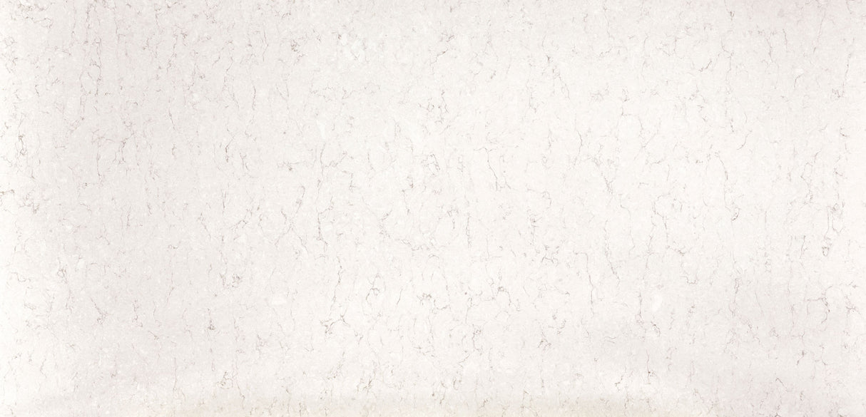 Snowy Ibiza Komposit Silestone bordplade på mål med poleret overflade