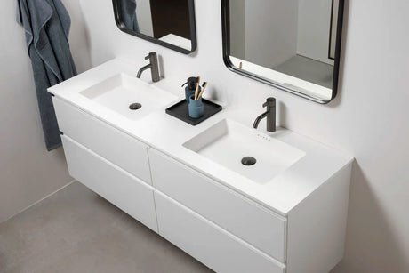 Solid Surface Colombo vask Mat dybde 46,5 cm