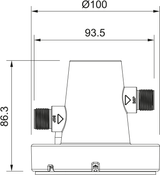 Krom armatur med kogende vand - Set Maris WaterHub Boiling Mech J-CHR 4L