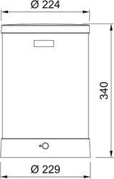 Set Maris Water Hub Boiling Mech J-MB 4L - Matt Black armatur med kogende vand