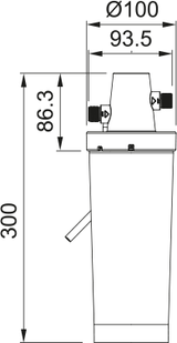 Krom armatur med kogende vand - Set Maris WaterHub Boiling Mech J-CHR 4L