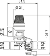 Set Maris Water Hub Boiling Mech J-MB 4L - Matt Black armatur med kogende vand