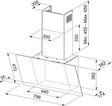 Emhætte FVAS A80 AQ-SENSE BK/2 FRANKE - Sort