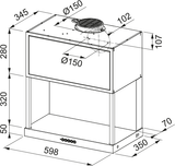 EMHÆTTE FMA MODULAR F60 BK MATT FRANKE
