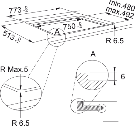 INDUKTIONSKOGEPLADE MYTHOS FMY 808 I FP BK