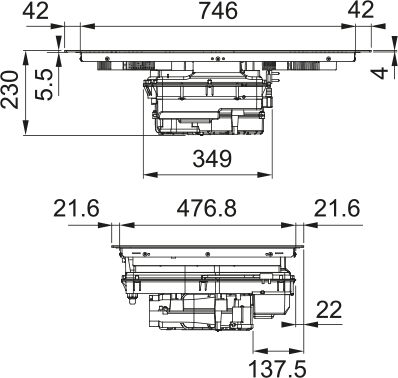 HOB EXTRACTOR FMA 8391 HI – Induktionskogeplade med integreret emhætte