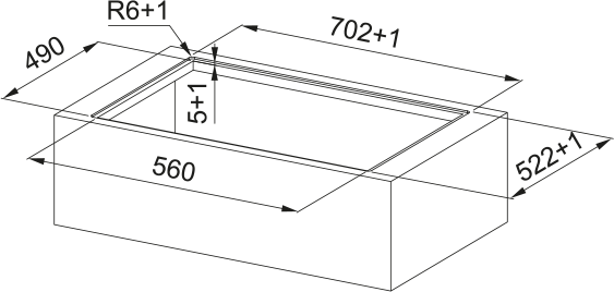 HOB EXTRACTOR FSM 7081R HI - Induktionskogeplade med integreret emhætte