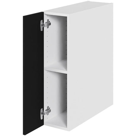 Multi-Living Køkken hyldeskab i Cibo Nero H: 70,4 cm D: 60,0 cm - 1 låge inklusiv 1 hylde - Bredde: 20 cm