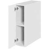 Multi-Living Køkken hyldeskab i Cibo Bianco 129 H: 70,4 cm D: 60,0 cm - 1 låge inklusiv 1 hylde - Bredde: 20 cm